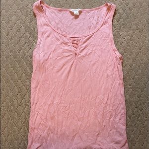 tank top with criss cross top design